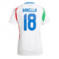 Italia Nicolo Barella #18 Bortedrakt Dame EM 2024 Kortermet